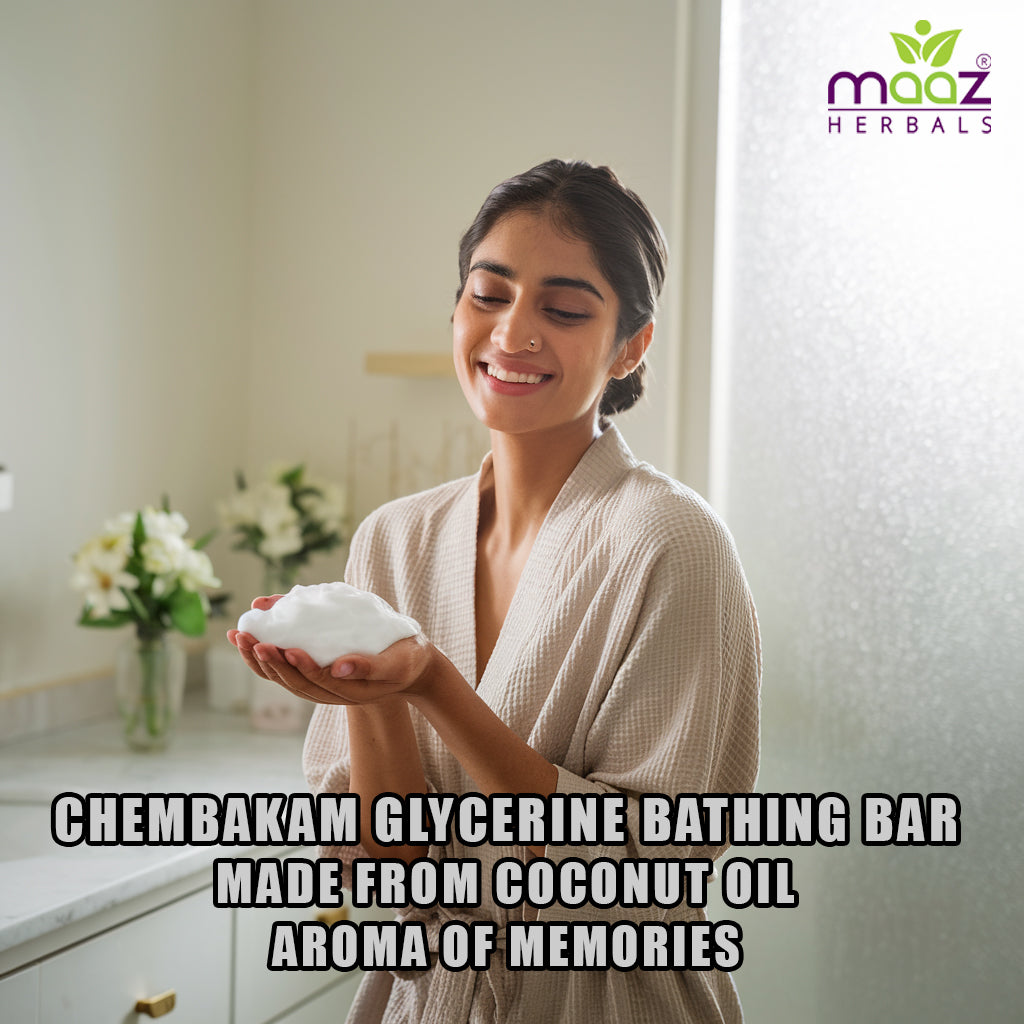 Chembakam Glycerine Bathing Bar 100 gm