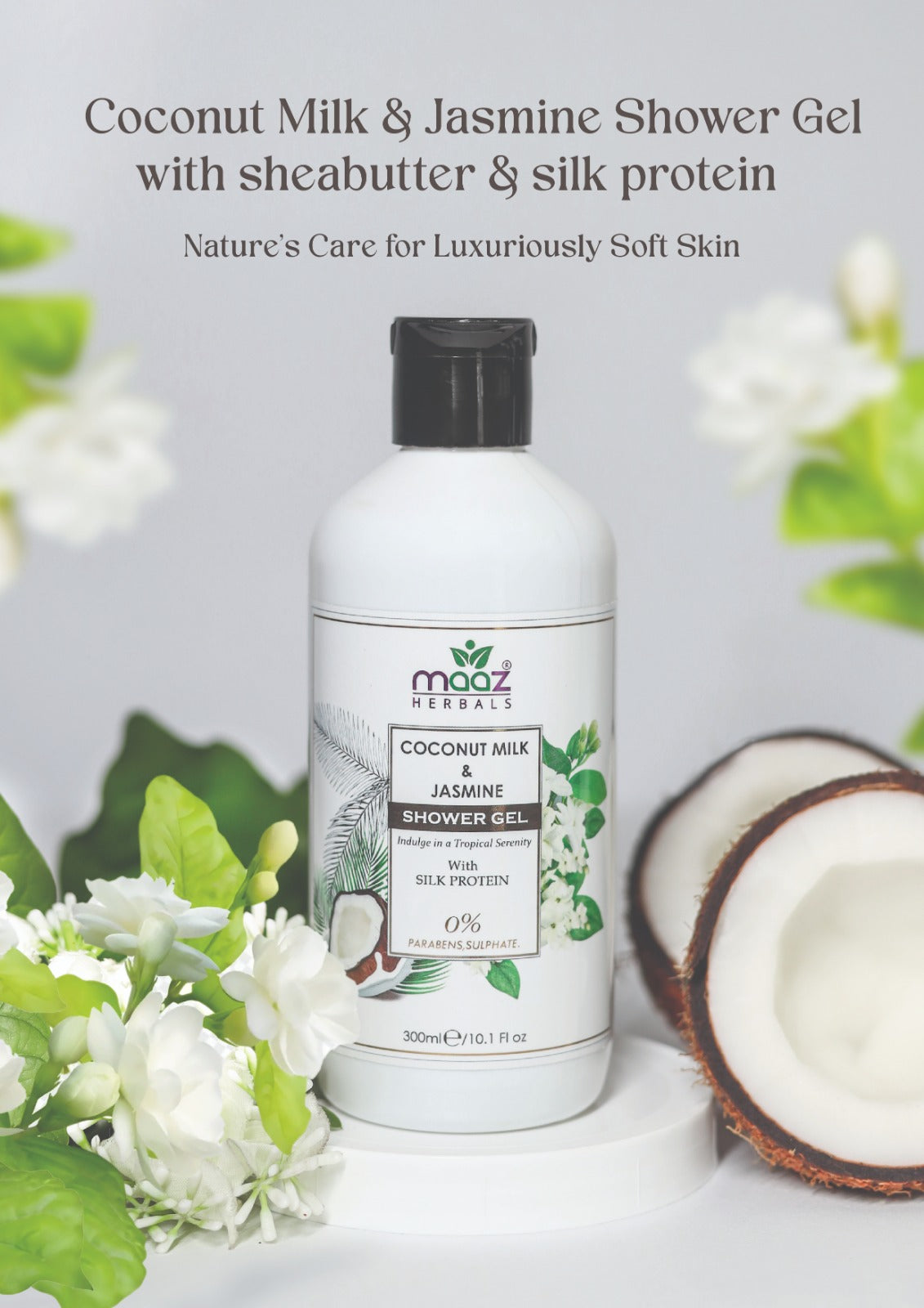 Coconut Milk & Jasmine Shower Gel 300 ml